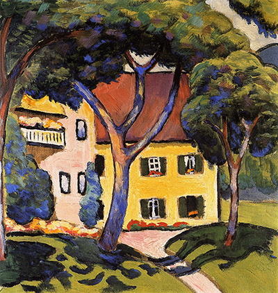 Staudacher's House at the Tegernsee August Macke